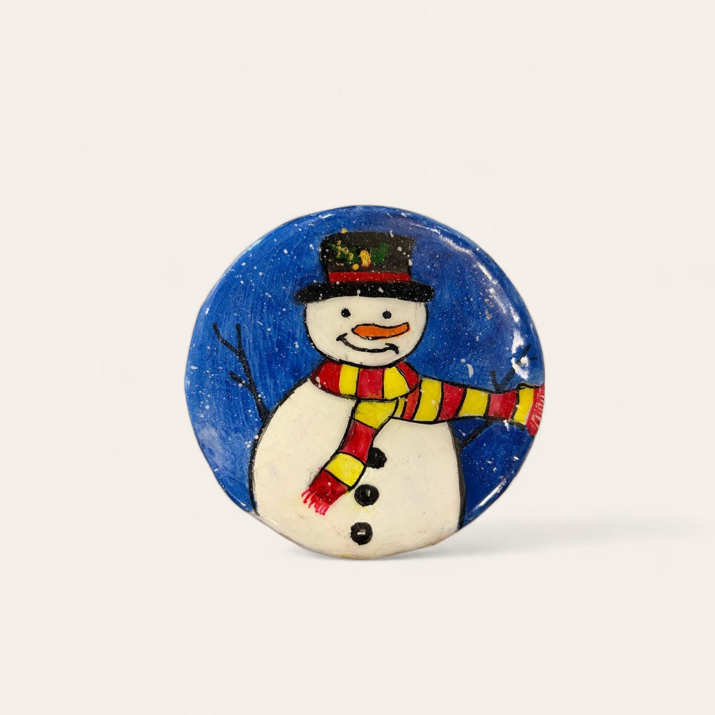 set of 4 santa coaster