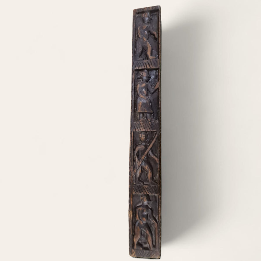 Wooden Vertical Panel with lights [pair]