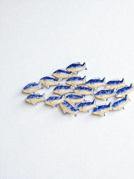 Iron Wall Hanging Group of Fish