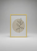 Minimalist Botanical Line Art Print Frame