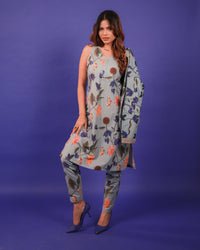PRINTED CO-ORD WITH JACKET
