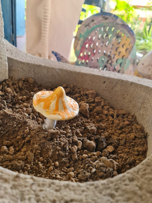 Ceramic mushroom