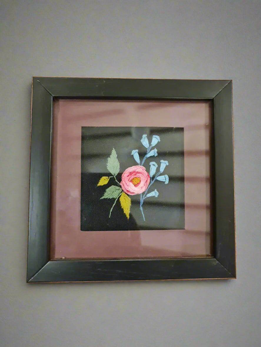 Small Red Rose Wall Art