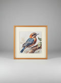 Rustic Kingfisher Art Frame