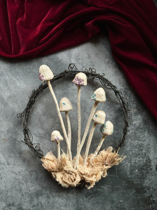 Mushroom Wreath With GYPSY SETTY