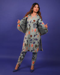 PRINTED CO-ORD WITH JACKET