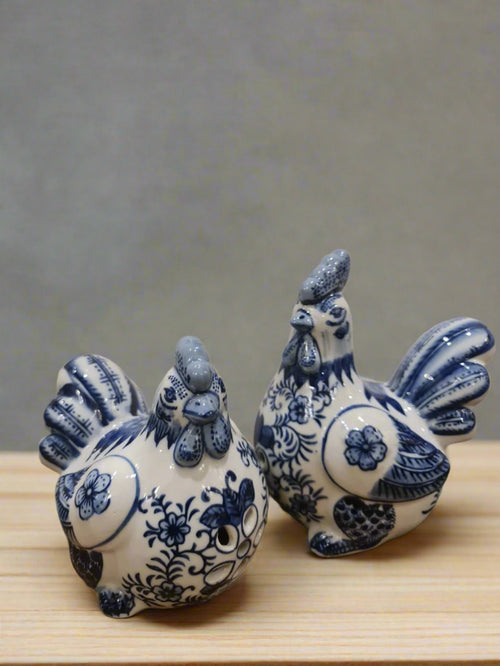 Hen & Rooster Pair