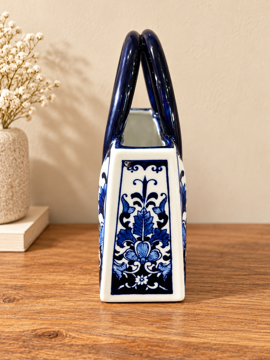 Ceramic Hand Bag Vase