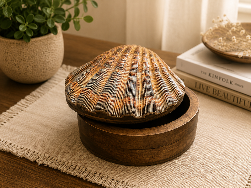 Ocean Shell Trinket Box