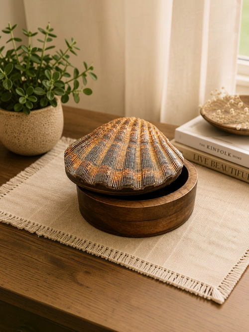 Ocean Shell Trinket Box