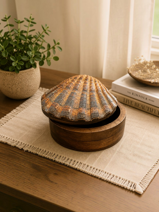 Ocean Shell Trinket Box