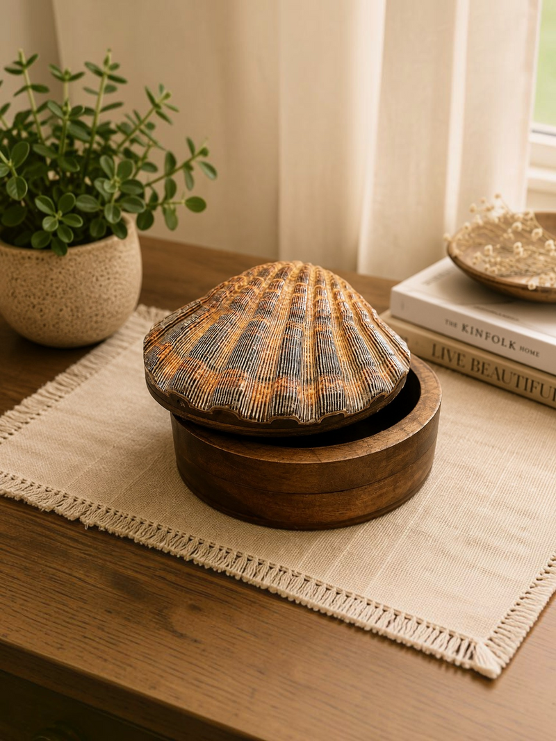 Ocean Shell Trinket Box