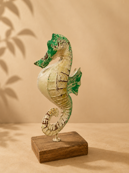Iron Sea Horse Small Green