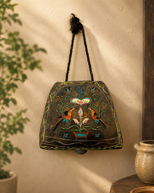 Traditional Hand-Painted Hanging Bell.