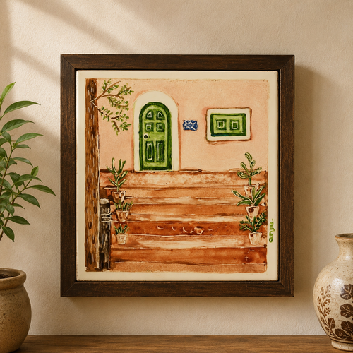 Heritage Hand-Painted Tile Frame