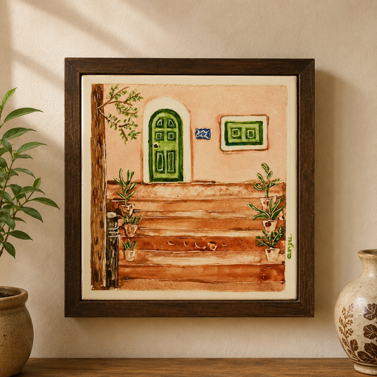Heritage Hand-Painted Tile Frame