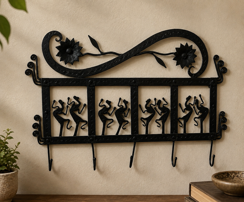 Tribal Rhythm Metal Wall Hook