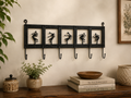 Tribal Dance Metal Wall Hook