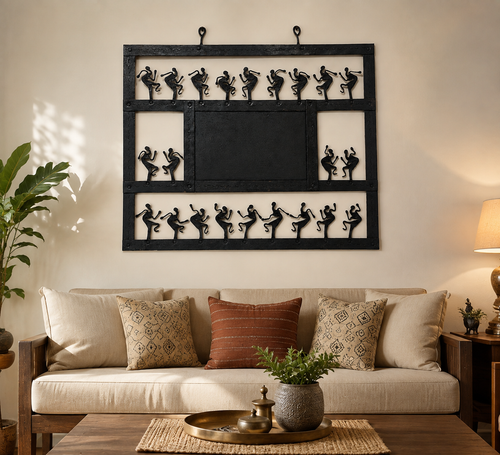 Tribal Rhythm Iron Wall Art