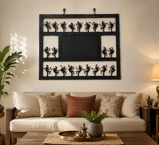 Tribal Rhythm Iron Wall Art