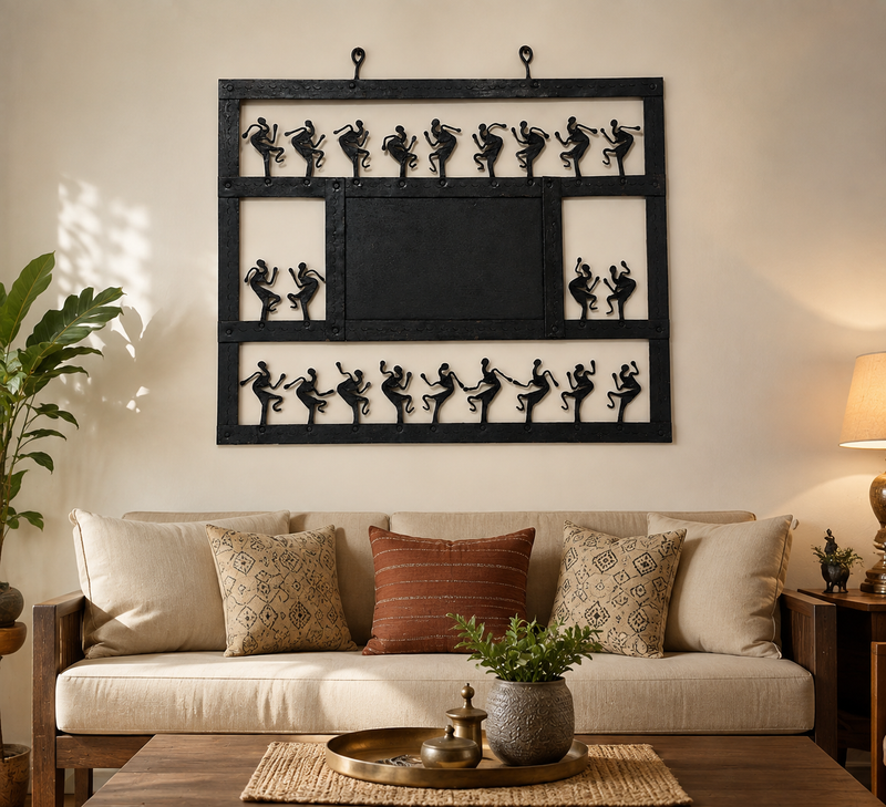 Tribal Rhythm Iron Wall Art