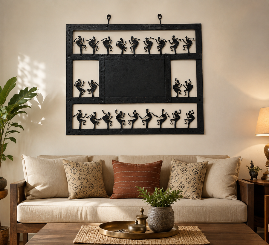 Tribal Rhythm Iron Wall Art