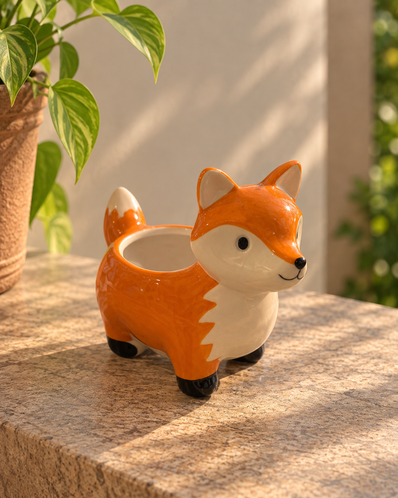 Small Animal Shaped Ceramic Planter
