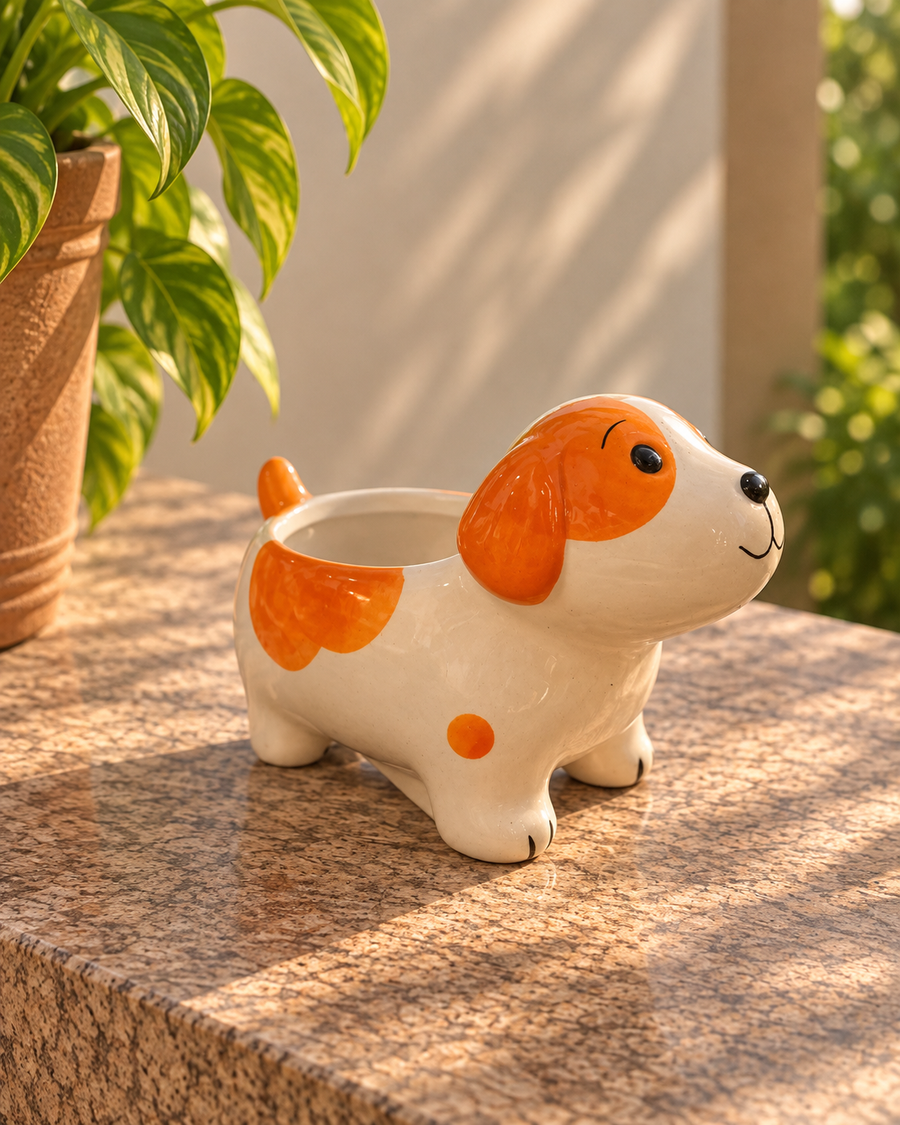 Small Animal Shaped Ceramic Planter