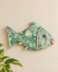 Ceramic Fish Wall Hanging