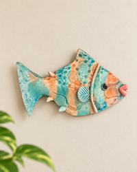 Ceramic Fish Wall Hanging