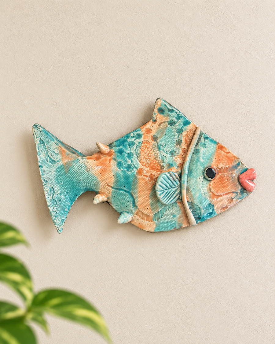 Ceramic Fish Wall Hanging