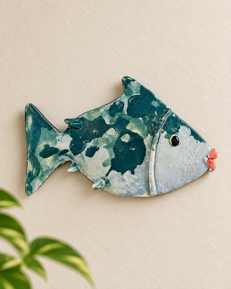 Ceramic Fish Wall Hanging