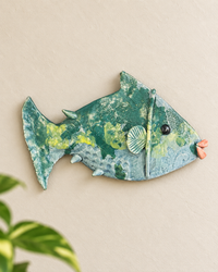 Ceramic Fish Wall Hanging