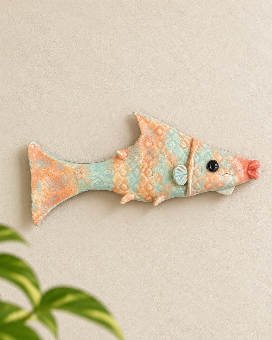 Ceramic Fish Wall Hanging