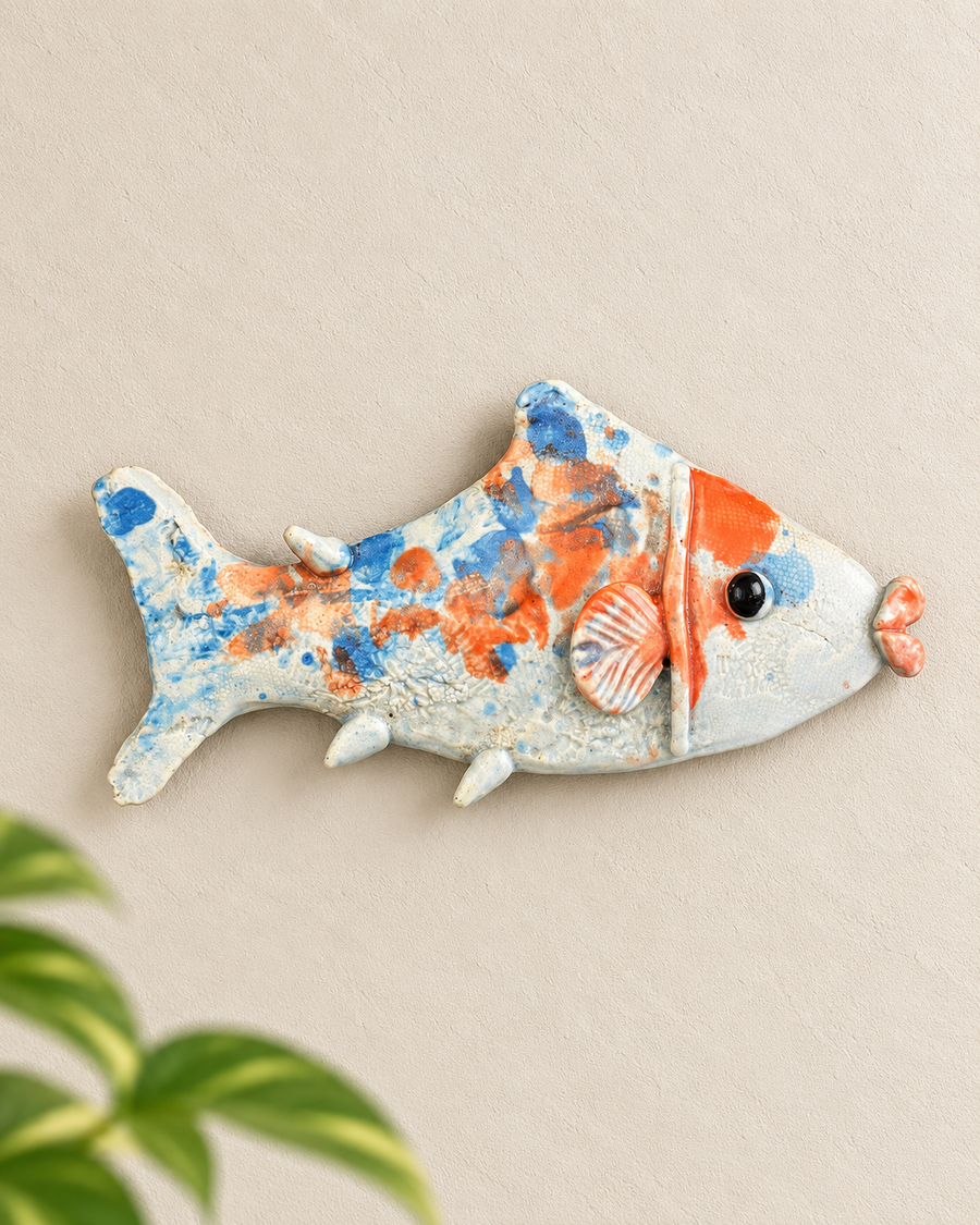 Ceramic Fish Wall Hanging