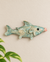 Ceramic Fish Wall Hanging