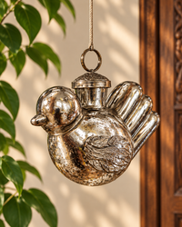 Little Birdie Glass Ornament