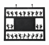 Tribal Rhythm Iron Wall Art