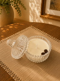 Scented Candle In Crystal Jar