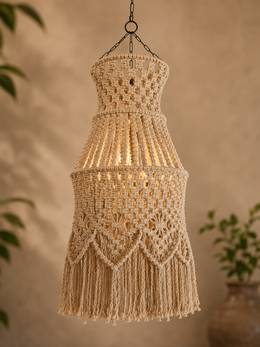 Macrame Lamp