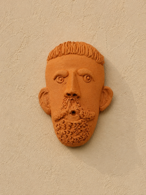 Terracotta Face Planter