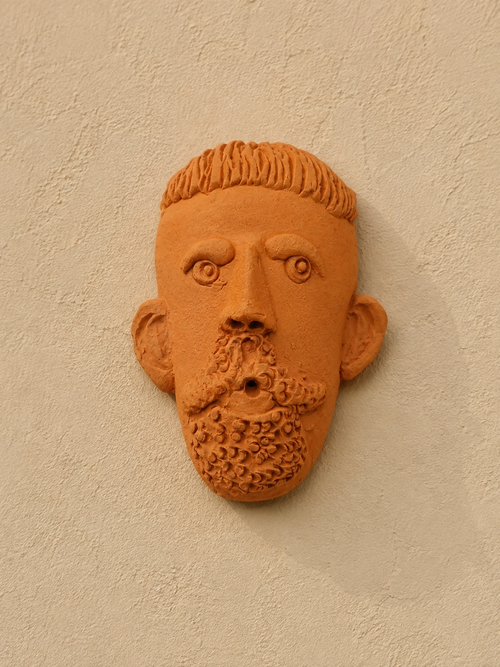 Terracotta Face Planter