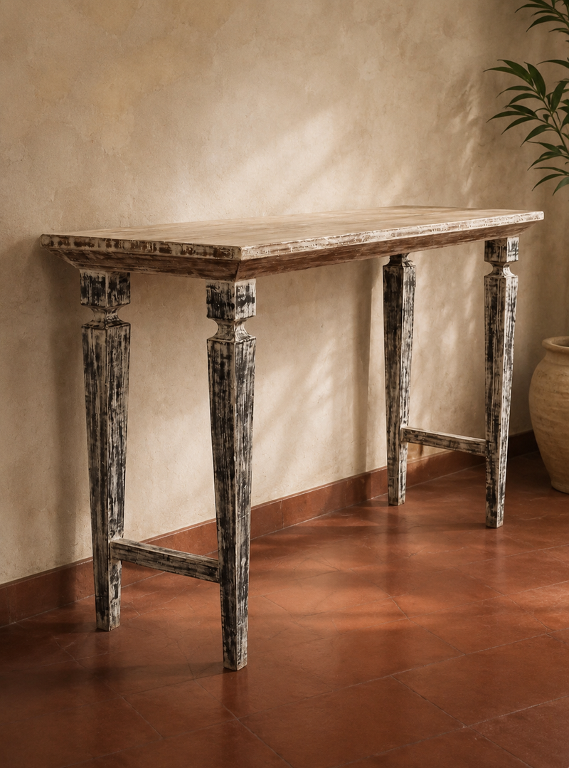 Carved Wooden Table