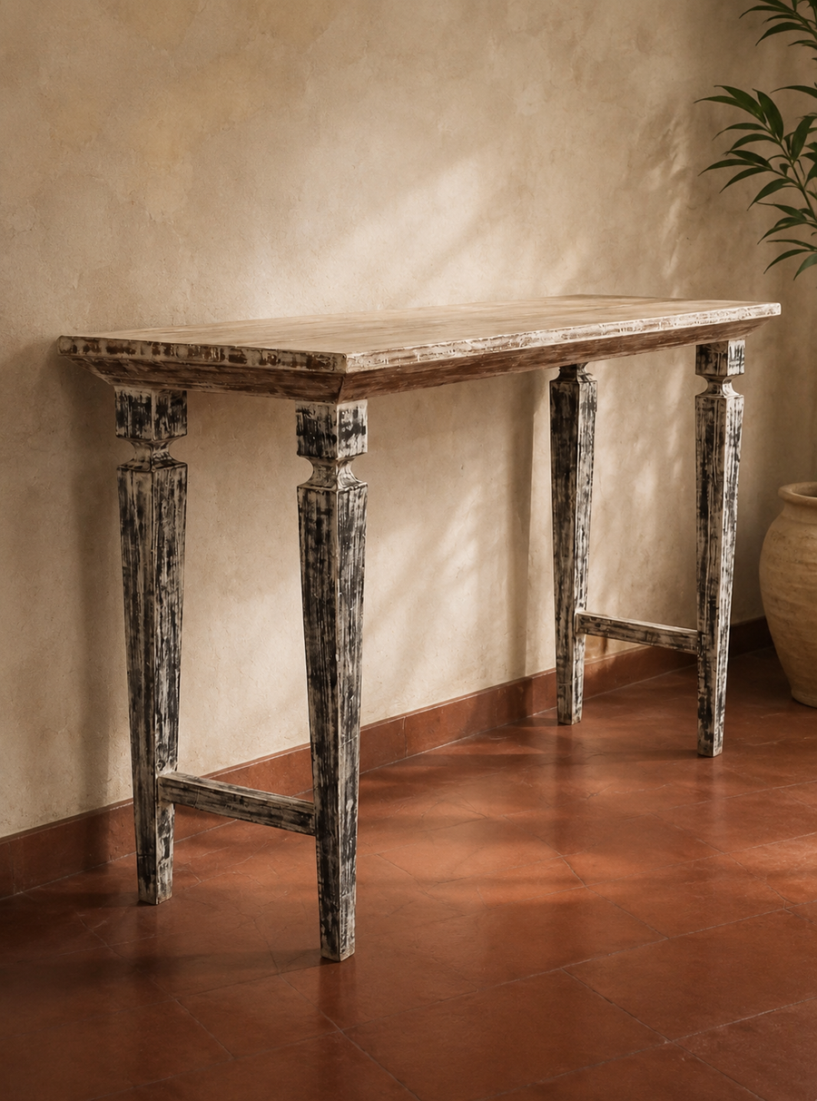 Carved Wooden Table