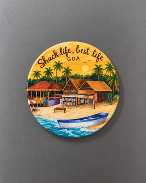 Handpainted Goa Themed Fridge Magnets | Goa Souvenier