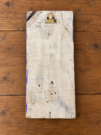 Handcrafted Rustic Mediterranean Miniature Façade Ladder And Plants Wall Hanging