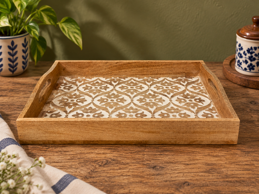 Hand Carved Tray