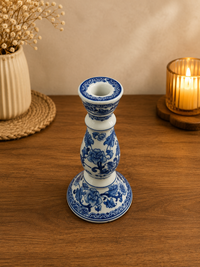 Floral Ceramic Candle Stand