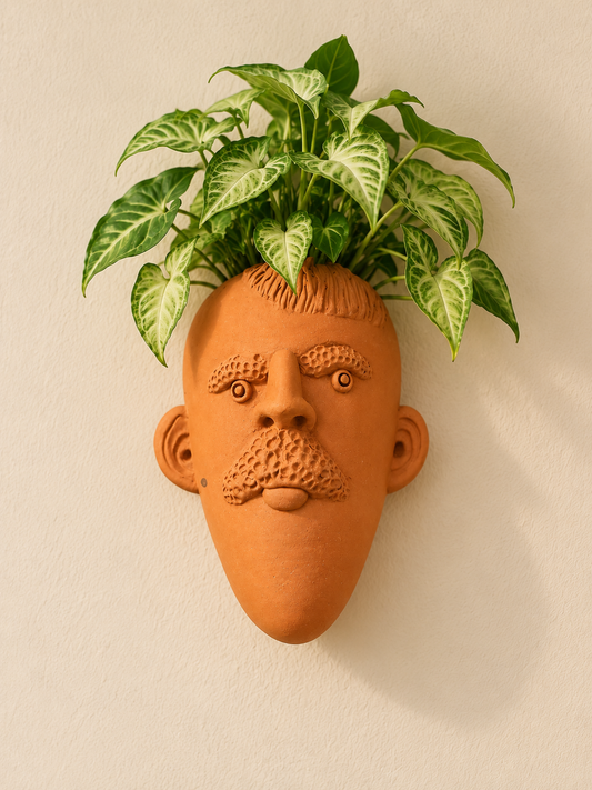 Terracotta  Big Face Planter