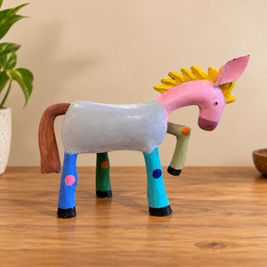 Colourful Recycled Iron Horse